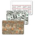 Calendar Card Wallet Size / Lenticular US Currency Flip Effect (Blank)